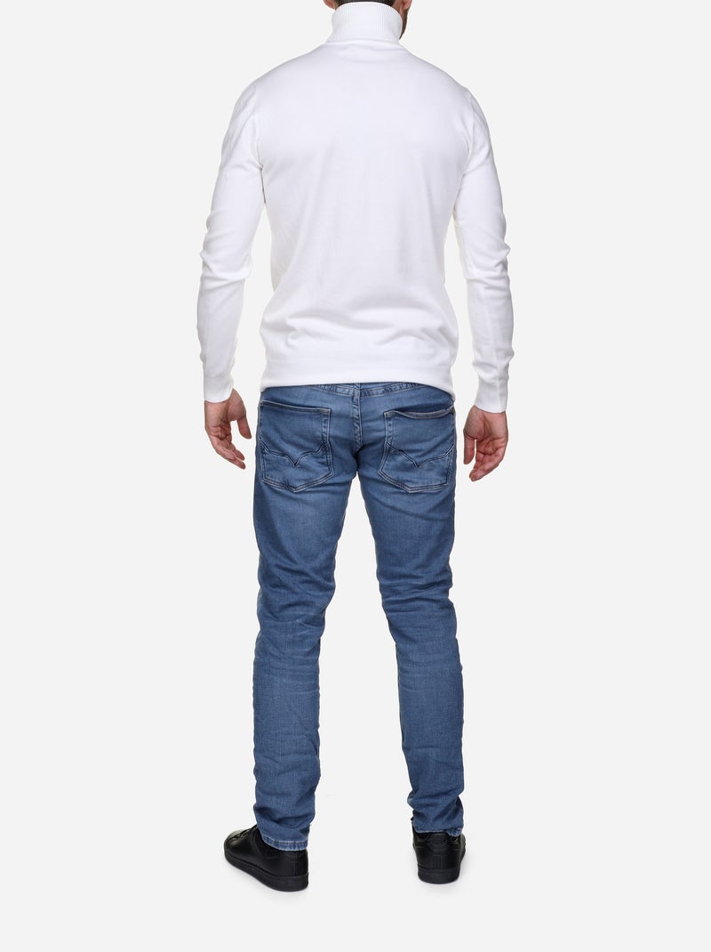 Maglione a collo alto - Kenzarro Bianco - Kiabi