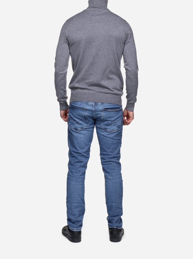 Maglione a collo alto - Kenzarro Grigio chiaro - Kiabi