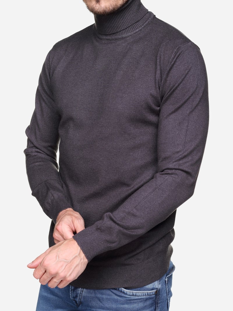 Maglione a collo alto - Kenzarro Grigio scuro - Kiabi