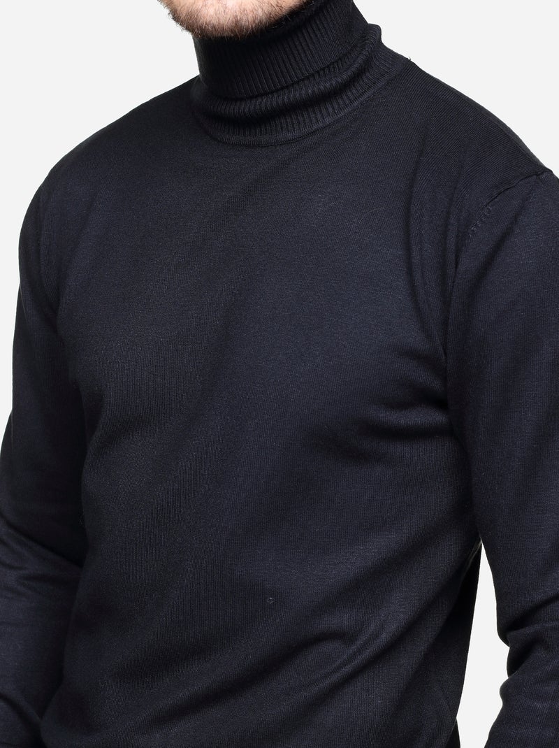 Maglione a collo alto - Kenzarro Nero - Kiabi
