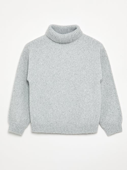 Maglione a collo alto a tinta unita - Kiabi