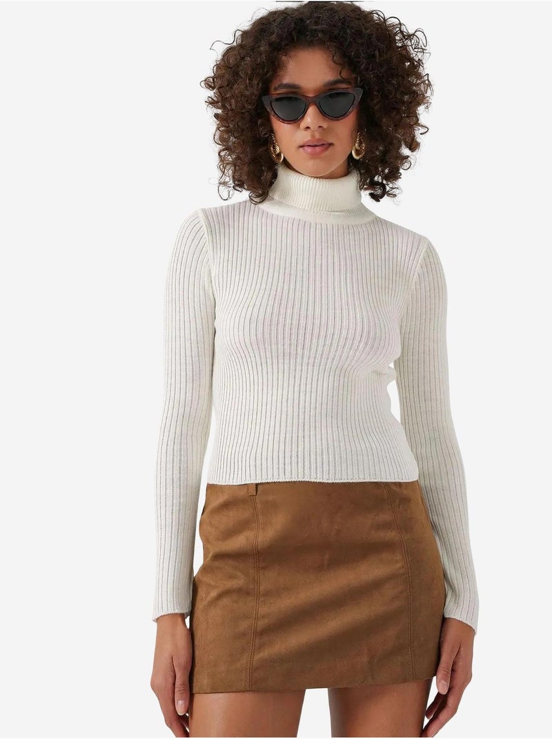 Maglione a collo alto bdart Bianco - Kiabi