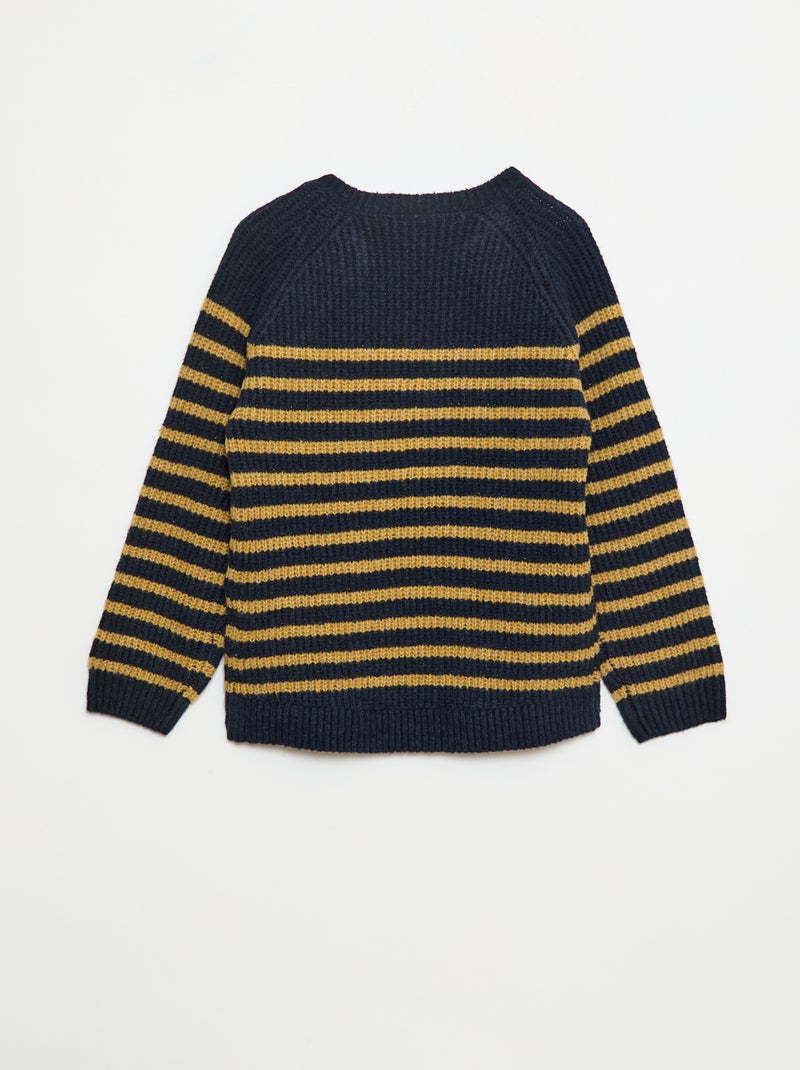 Maglione a collo alto con doppia apertura zip - So Easy Blu - Kiabi