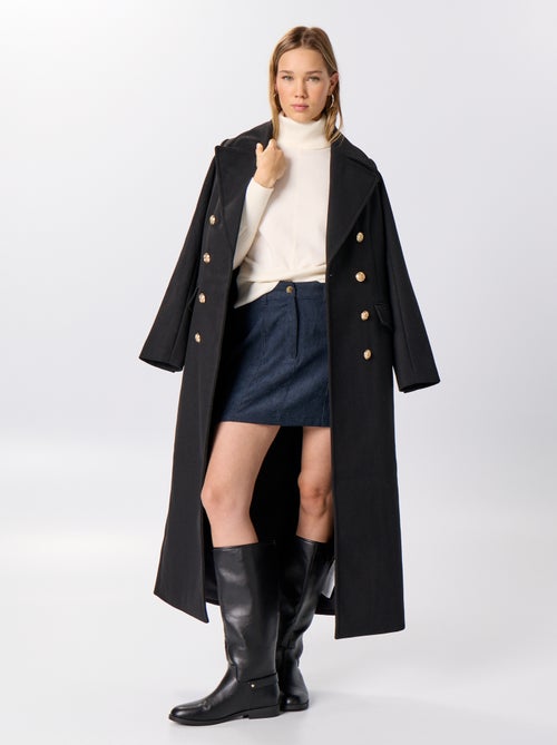 Maglione a collo alto con maniche a pipistrello - Kiabi