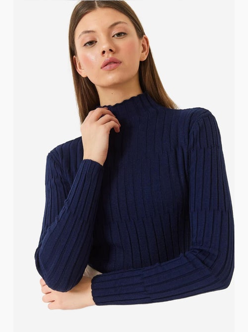 Maglione a collo alto con pannello lucci - Kiabi Maglione a collo alto con pannello lucci - Kiabi