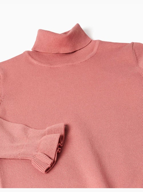 Maglione a collo alto con polsini arricciati - Kiabi Maglione a collo alto con polsini arricciati - Kiabi