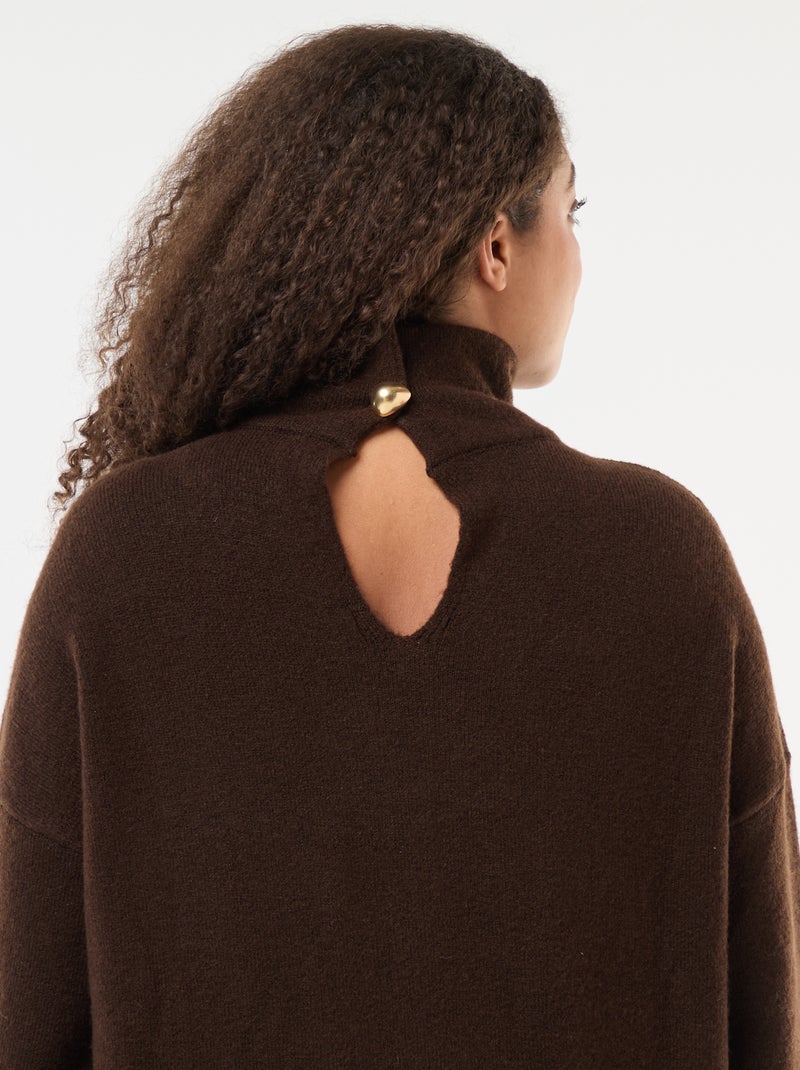 Sheego Pullover Donna Maniche Lunghe Look a Strati Plusgröße
