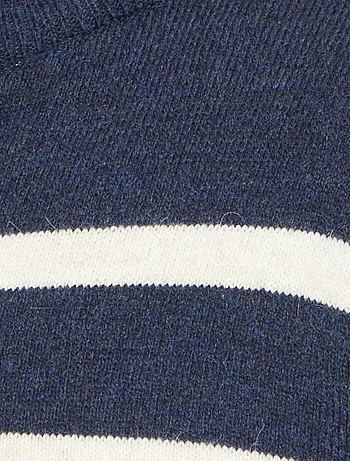 Maglione a collo alto con zip - BLU - Kiabi - 15.00€