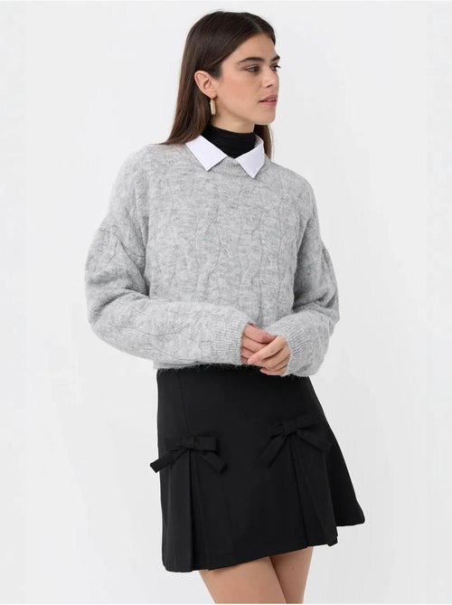 Maglione a collo alto lavorato a maglia - Kiabi Maglione a collo alto lavorato a maglia - Kiabi