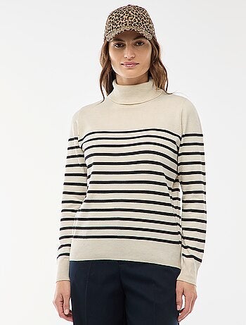 Maglione dolcevita tinta unita