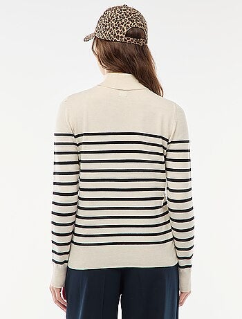 Maglione dolcevita tinta unita