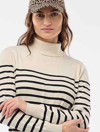 Maglione dolcevita tinta unita