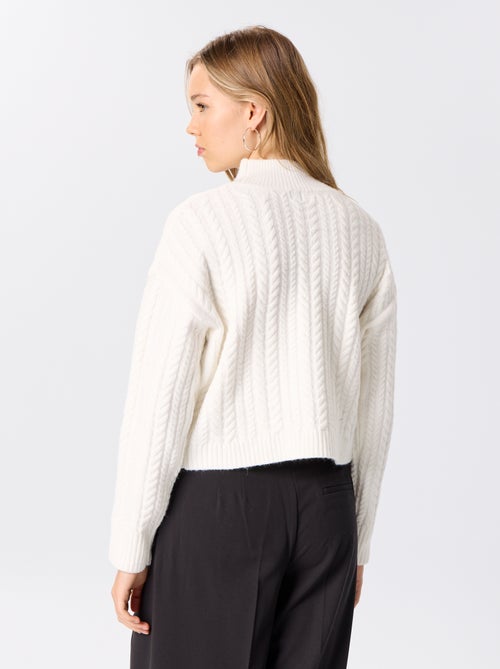 Maglione a collo alto tinta unita - Kiabi