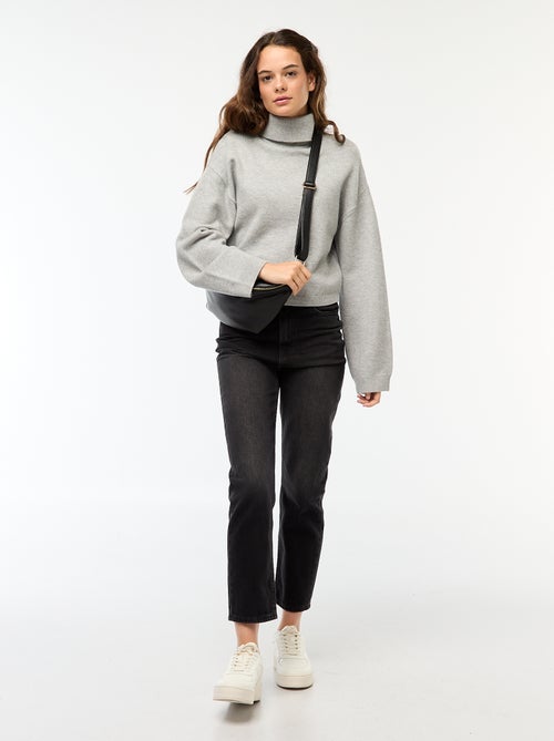 Maglione a collo alto tinta unita - Kiabi