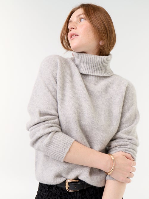 Maglione a collo alto tinta unita - Kiabi Maglione a collo alto tinta unita - Kiabi