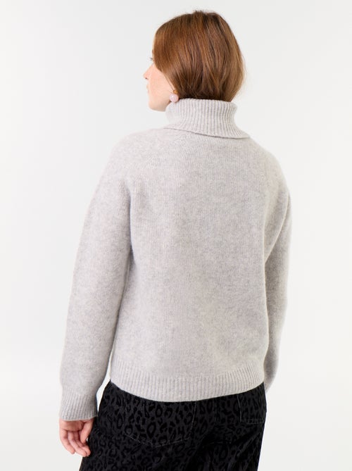 Maglione a collo alto tinta unita - Kiabi Maglione a collo alto tinta unita - Kiabi