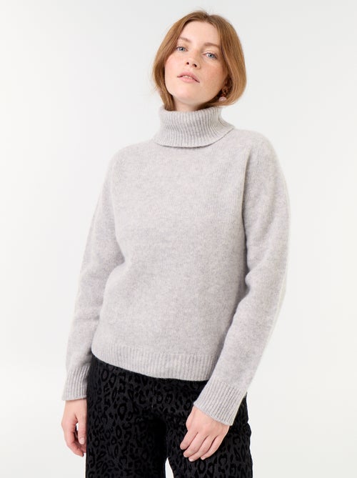 Maglione a collo alto tinta unita - Kiabi Maglione a collo alto tinta unita - Kiabi
