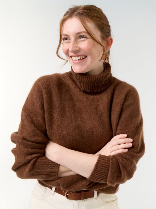 Maglione a collo alto tinta unita - Kiabi Maglione a collo alto tinta unita - Kiabi