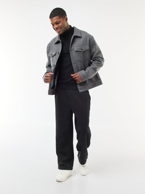 Maglione a collo alto tinta unita - Kiabi