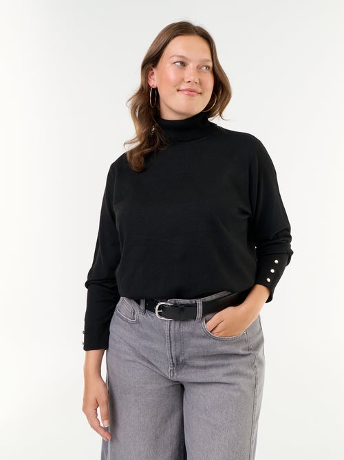 Maglione a collo alto tinta unita - Kiabi Maglione a collo alto tinta unita - Kiabi