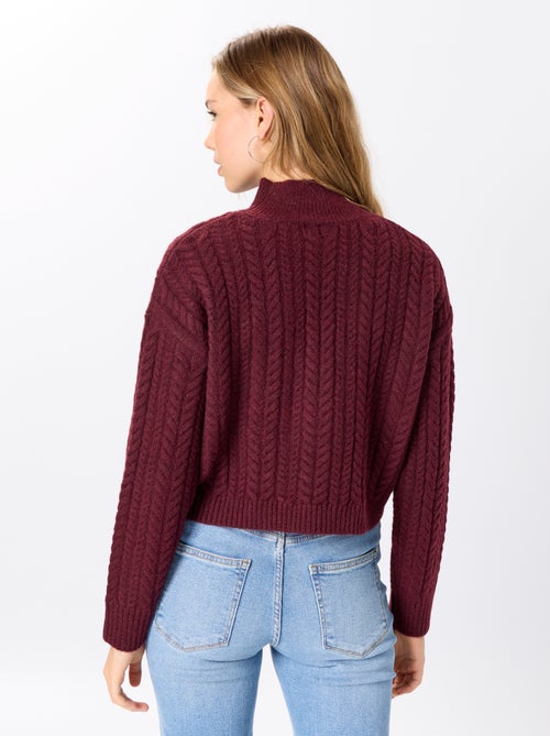 Maglione a collo alto tinta unita - Kiabi