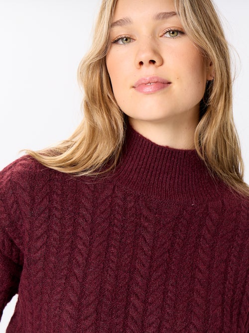 Maglione a collo alto tinta unita - Kiabi