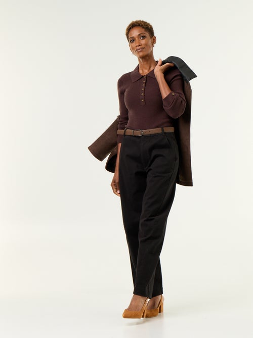 Maglione a collo polo - Kiabi