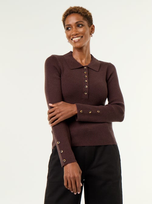 Maglione a collo polo - Kiabi