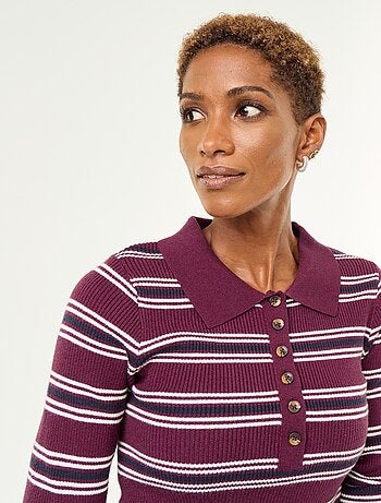 Maglione a collo polo