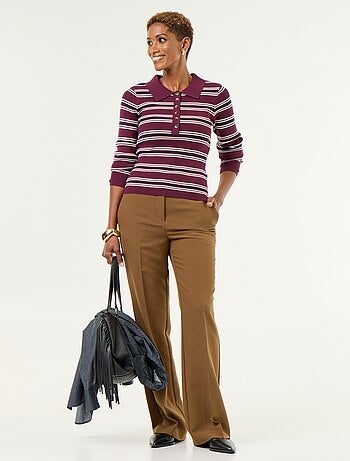 Maglione a collo polo