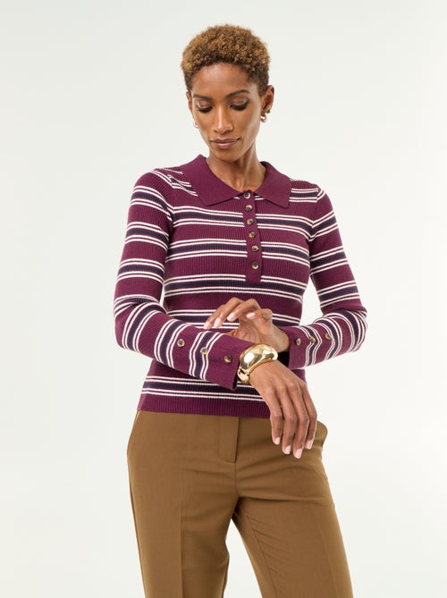 Maglione a collo polo - Kiabi