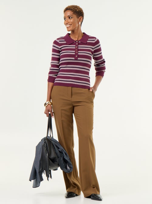 Maglione a collo polo - Kiabi