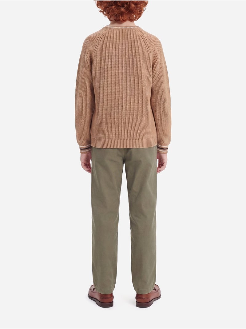 Maglione a collo rotondo - lacoste Cammello - Kiabi