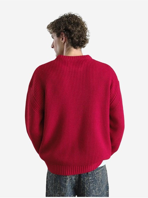Maglione a coste comfort fit con girocollo giesto - Kiabi Maglione a coste comfort fit con girocollo giesto - Kiabi