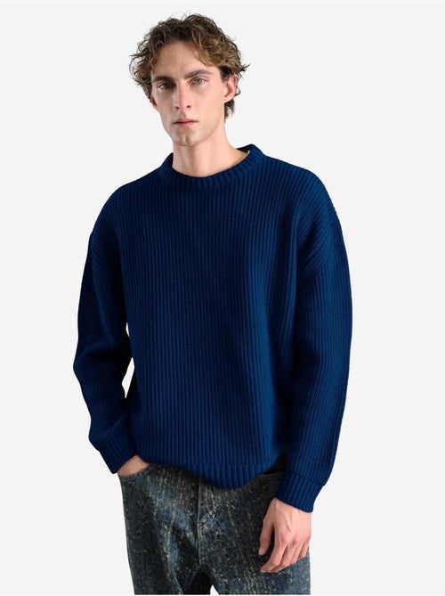 Maglione a coste con girocollo giesto - Kiabi Maglione a coste con girocollo giesto - Kiabi