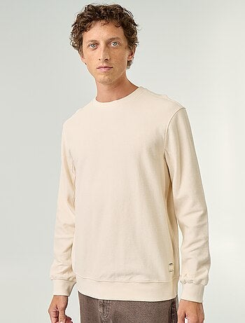 Maglione a costine in maglia fine