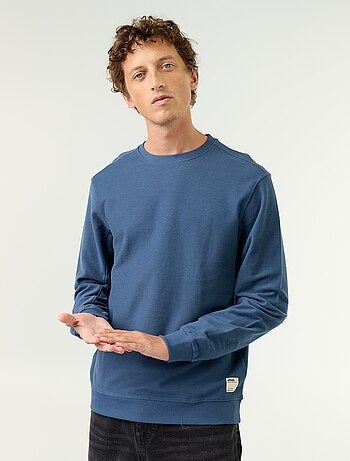 Maglione a costine in maglia fine