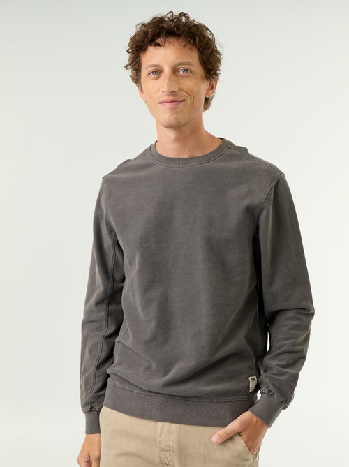 Maglione a costine in maglia fine - Kiabi