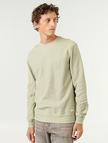 Maglione a costine in maglia fine