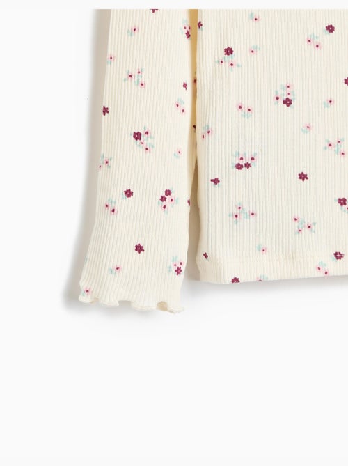 Maglione a costoni con fiori, mo fashion - Kiabi Maglione a costoni con fiori, mo fashion - Kiabi
