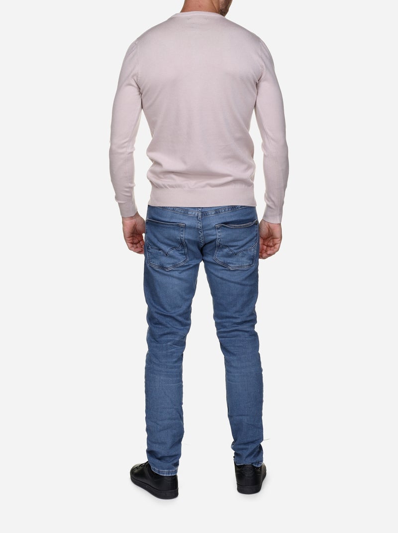 Maglione a girocollo - Kenzarro Crema - Kiabi