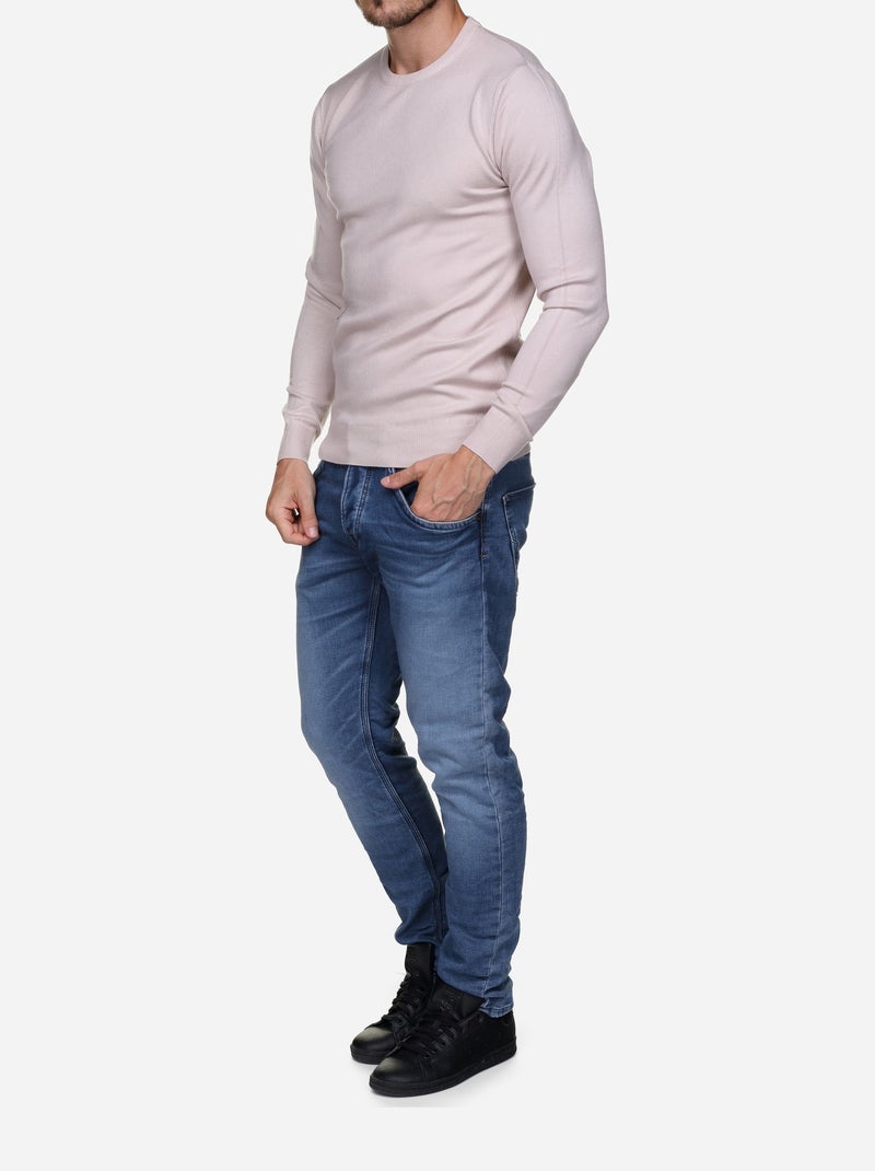 Maglione a girocollo - Kenzarro Crema - Kiabi