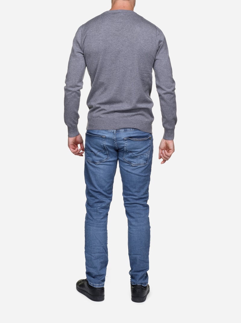 Maglione a girocollo - Kenzarro Grigio chiaro - Kiabi
