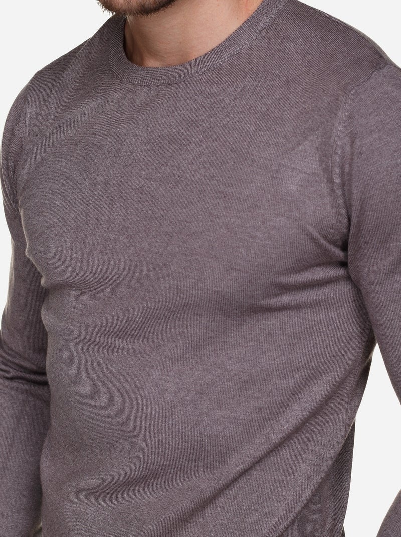 Maglione a girocollo - Kenzarro Marrone - Kiabi