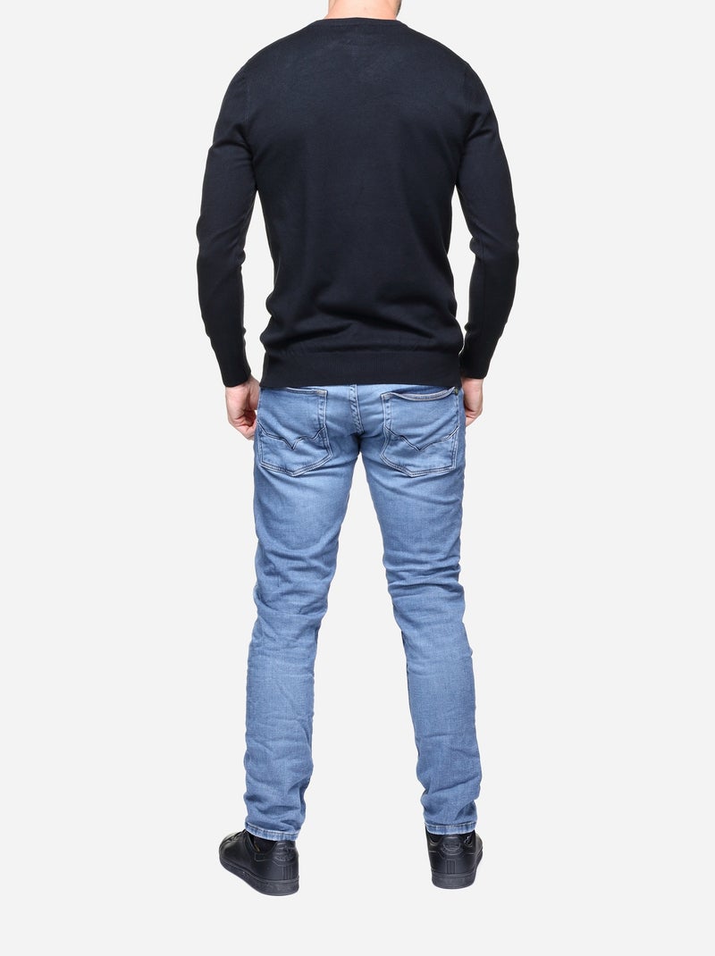 Maglione a girocollo - Kenzarro Nero - Kiabi