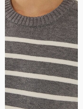 Maglione a girocollo a righe hiccup