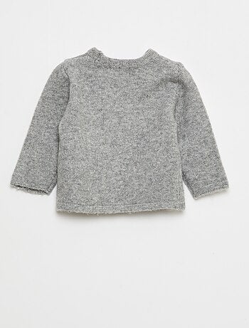 Maglione a girocollo con ricami