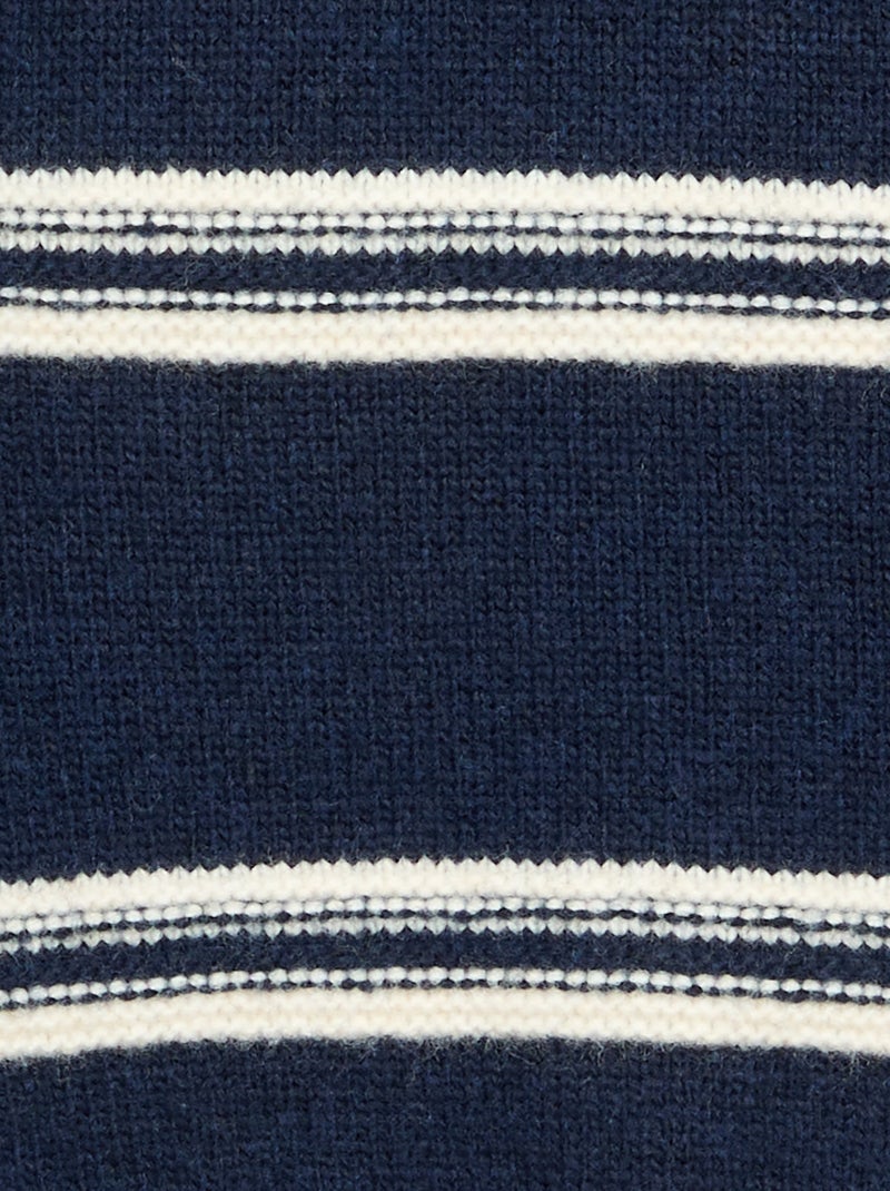 Maglione a girocollo in maglia Blu - Kiabi