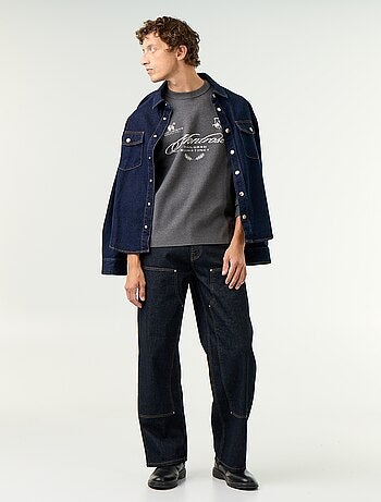 Maglione a girocollo in maglia grossa