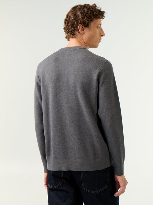 Maglione a girocollo in maglia grossa - Kiabi